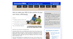 Desktop Screenshot of convenient-wills.co.uk